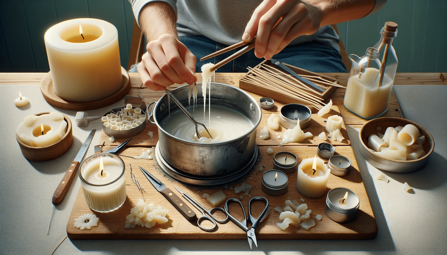 Come riutilizzare la cera delle Candele