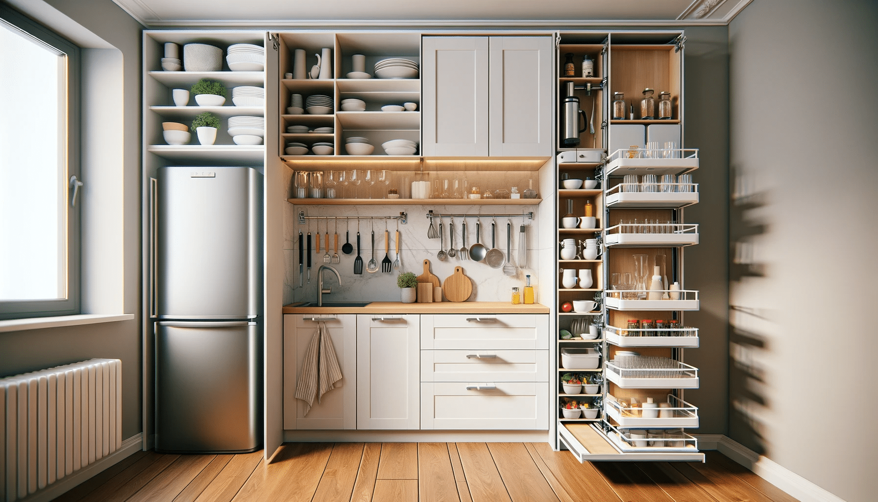 La cucina nell'armadio: mobili compatti e salvaspazio - Cose di Casa