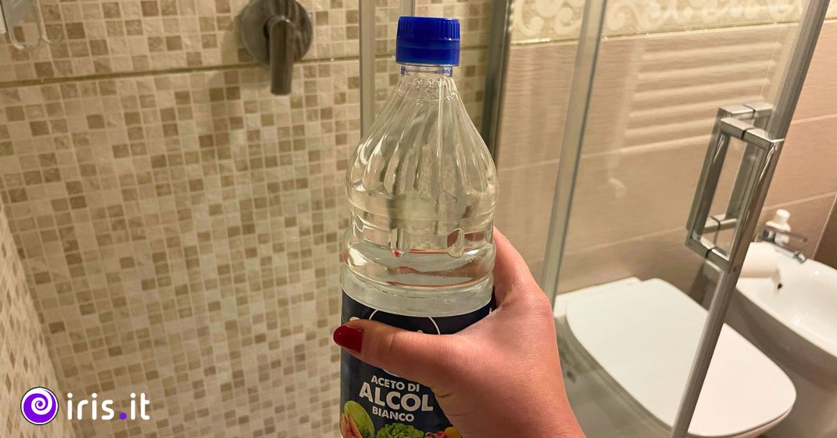 aceto bianco alcol bagno