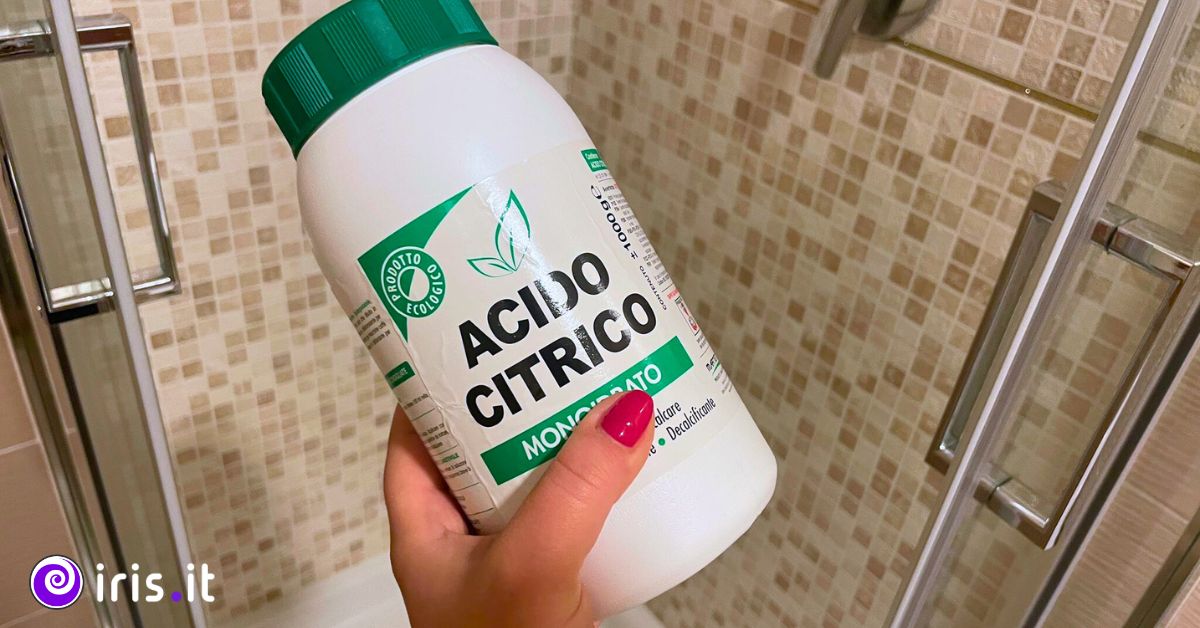 acido citrico doccia