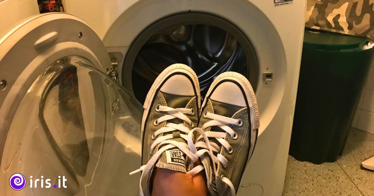 lavare scarpe in lavatrice