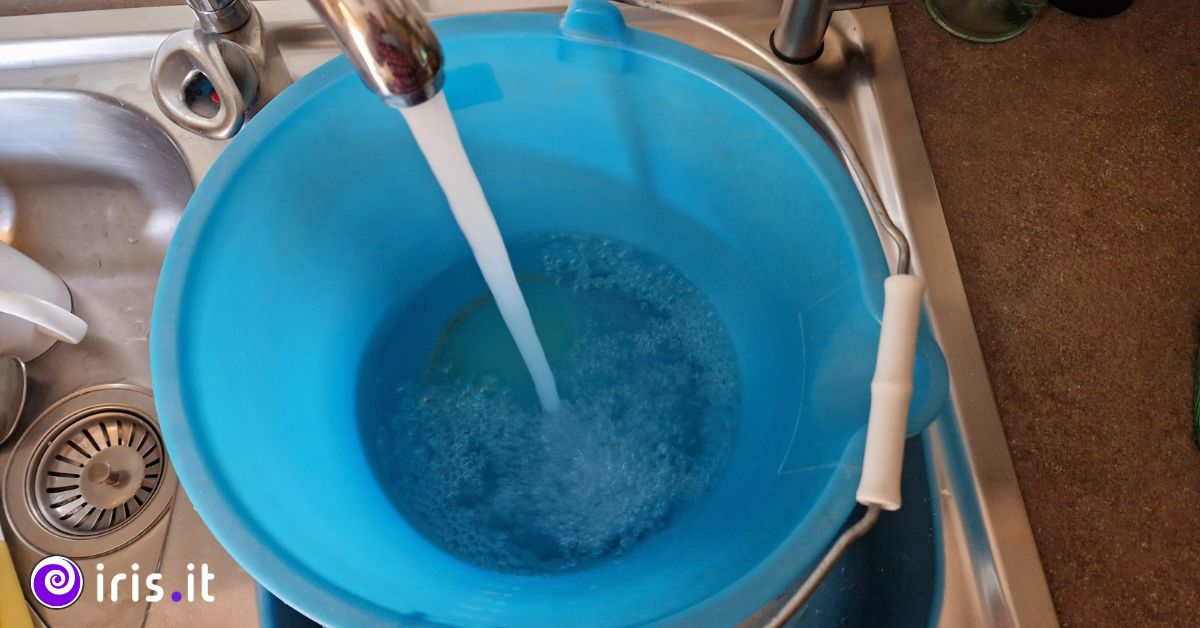 secchio acqua pavimenti