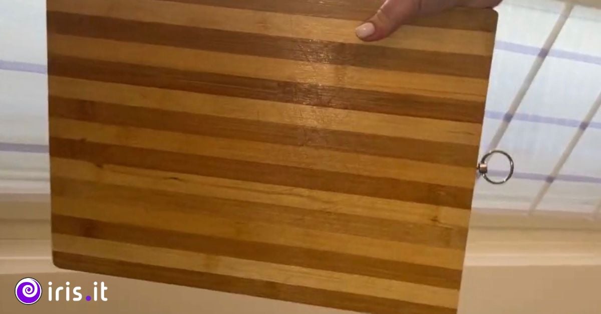 tagliere legno pulito