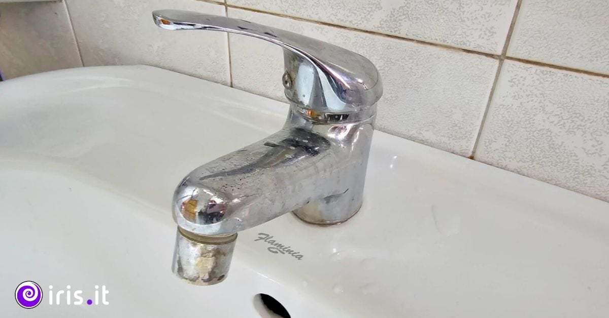 rubinetto con calcare